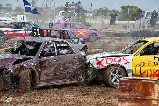 2020 October 3rd Port Pirie Sporting Car Club Demolition Derby